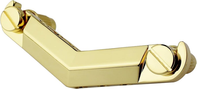 guyker Guitar Stop Bar Tailpiece with Anchors and Studs Replacement Part Compatible with Les Paul LP SG Style 6 String Electric Guitar - GK21, Golden - Image 4